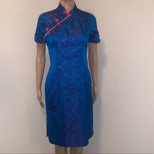 Small Blue and Pink Asian Style dress